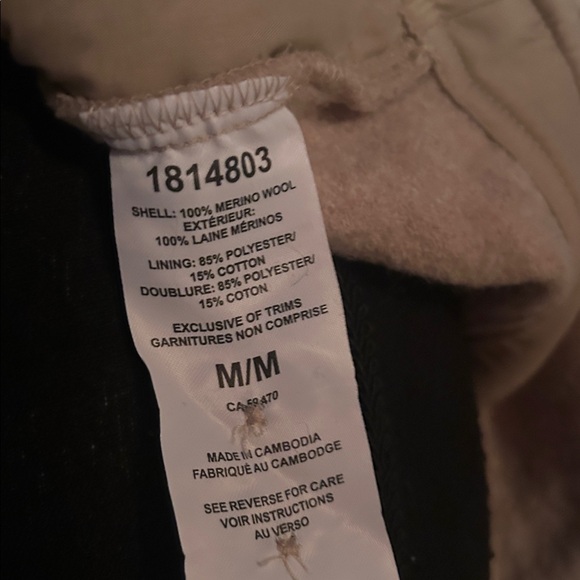 NWT🤍🤎Hunter Cream Wool Jacket - Picture 10 of 10